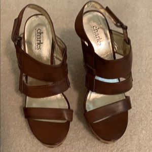 Charles David wedge sandals